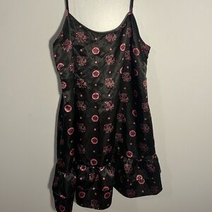 La SENZA Black and Pink Chemise